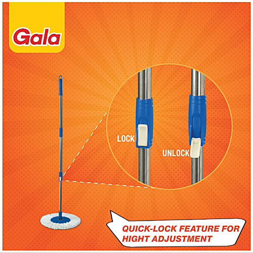 Gala Spin Rod Spare - Stainless Steel, 3.8 ft, Blue, 1 pc  Quick Lock