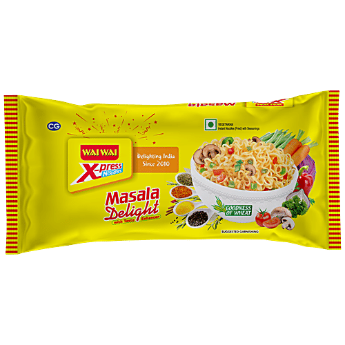 Wai Wai X-press Noodles - Masala Delight, 112 g Value Pack Goodness of Wheat, Vegetarian