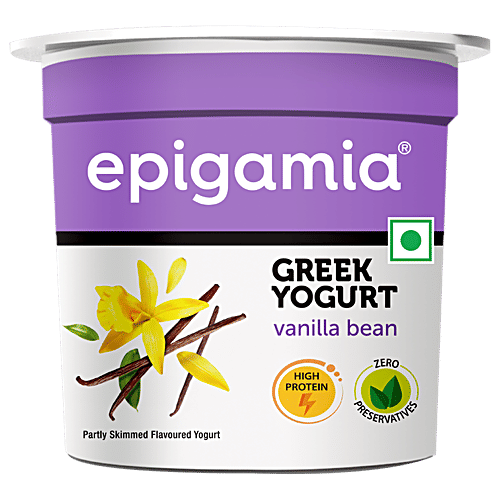 Epigamia  Greek Yogurt - Vanilla Bean, 85 g Cup 