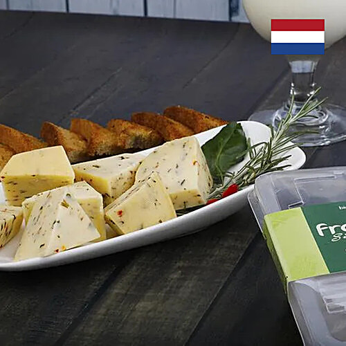 Fresho Signature Gouda Cheese - Herbs, Diced, 100 g  