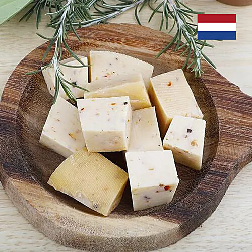 Fresho Signature Gouda Cheese - Olives & Tomato, Diced, 200 g  