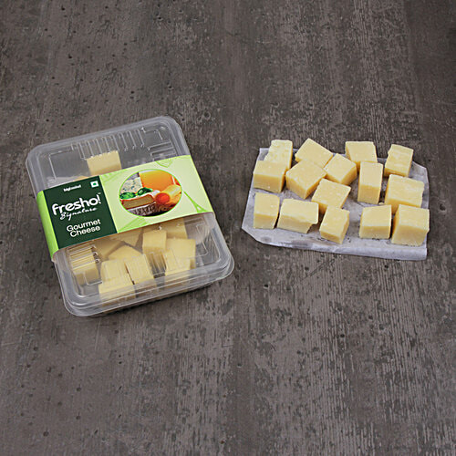 Fresho Signature Gouda Cheese - Premium Dutch, Diced, 200 g  