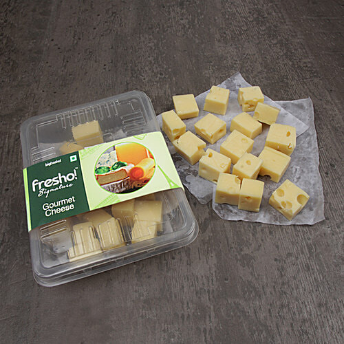 Fresho Signature Emmenthal Cheese - Diced, 100 g  