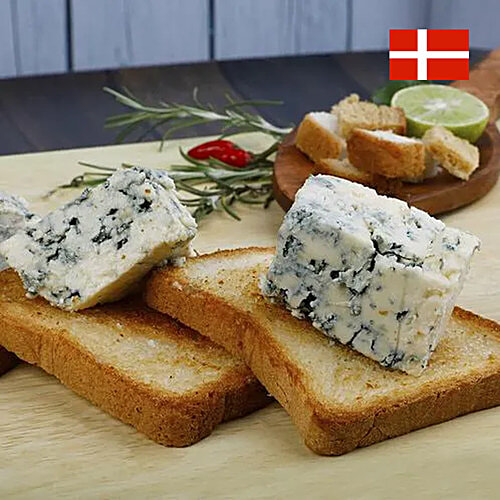 fresho! Signature Danish Blue Wheel Cheese - Diced, 200 g  
