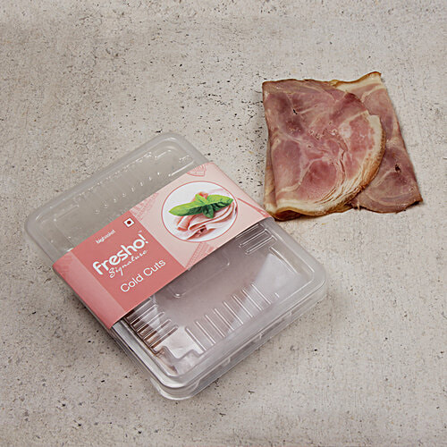 Fresho Signature Pork - Ham BBQ, Sliced, 100 g  