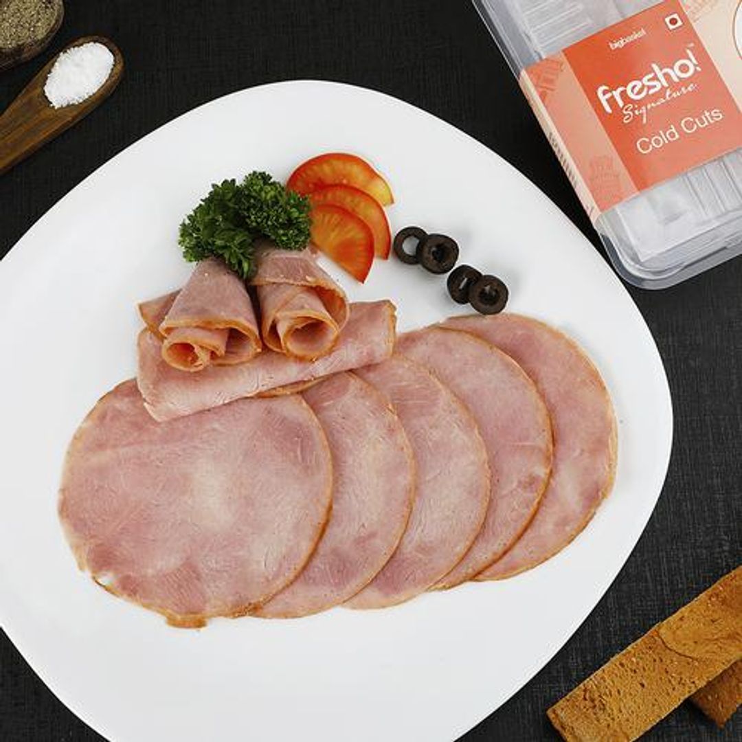 Fresho Signature Pork - Smoked Breakfast Ham, Sliced, 100 g 