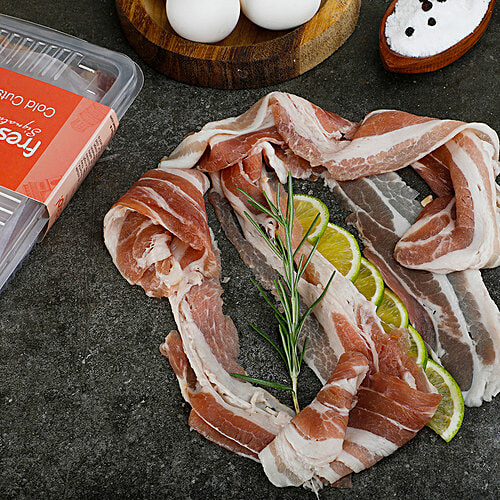 Fresho Signature Pork - Streaky Bacon, Sliced, 200 g  