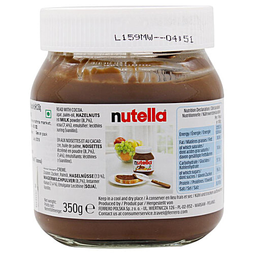 Buy Nutella Hazelnut Spread With Cocoa 350 Gm Jar Online At Best Price