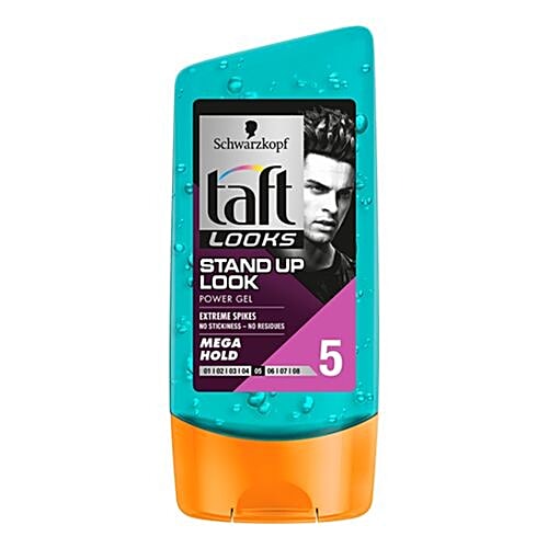 Buy Schwarzkopf Taft Looks Stand Up Look Power Gel Mega Hold 5 Online