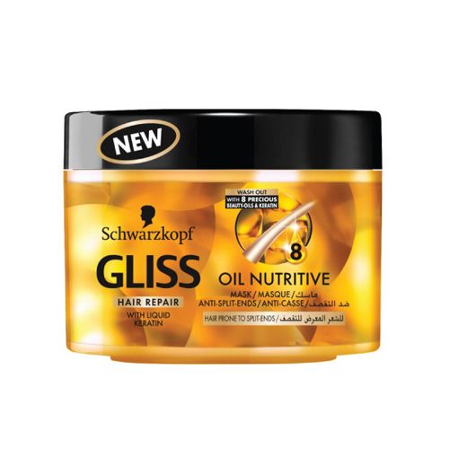 Schwarzkopf Gliss Hair Repair With Liquid Keratin Oil tive , 200 ml  