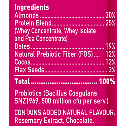 Yoga Bar Double Chocolate Protein Bar, 70 g  Whey Protein, High Fibre