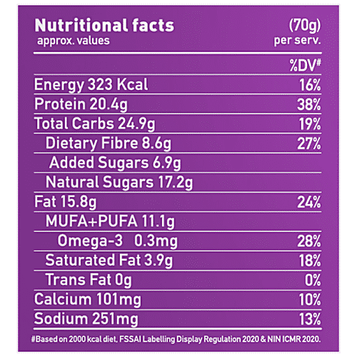 Buy Yoga Bar 20 Gm Protein Bars Baked Brownie Whey Almond 60 Gm Online