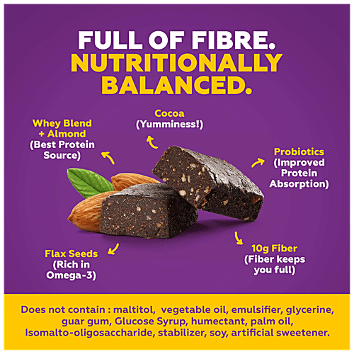 Yoga bar Protein Variety Bar - Chocolate Brownie, Cranberry, Almond Fudge, Hazelnut, 60 g Pack of 6 