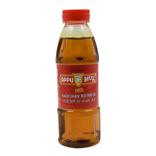 Buy Appu Kachi Ghani Mustard Oil - Gold Online at Best Price of Rs 60 ...