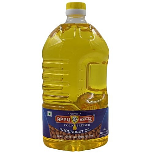 Appu Groundnut Oil - Cold Press, 2 L  