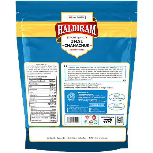 Haldiram Jhal Chanachur, 400 g Spicy Snack Mix