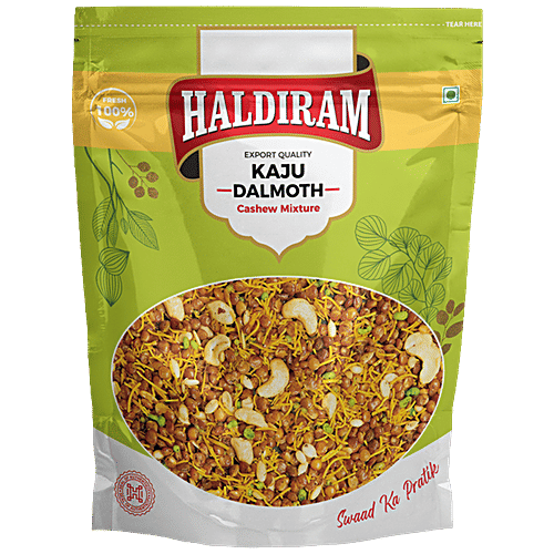 Haldiram  Kaju Dalmoth Namkeen, 200 g  Cholesterol Free