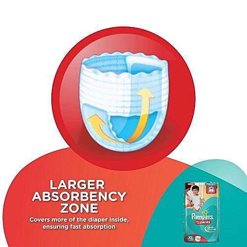 Pampers  Xtra Large - 58 Diaper Pants, 58 pcs  