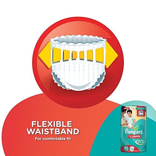 Pampers  Xtra Large - 58 Diaper Pants, 58 pcs  