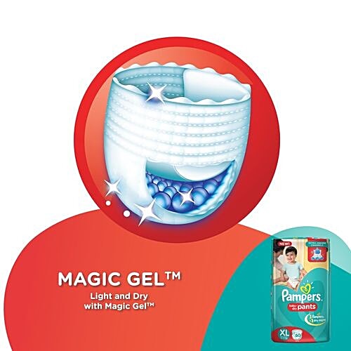 Pampers  Xtra Large - 58 Diaper Pants, 58 pcs  