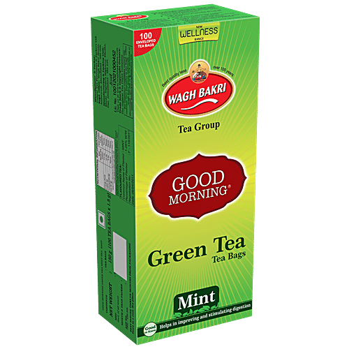 Buy Good Morning Green Tea Mint 150 Gm Online At Best Price of Rs 450 bigbasket