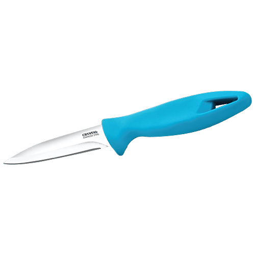 Crystal 20 cm POINTED END SS KNIFE, MULTICOLOUR, 20 cm  HSSS Technology