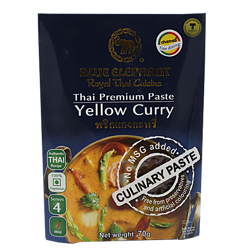 Blue Elephant Yellow Curry Paste, 70 g Pouch 