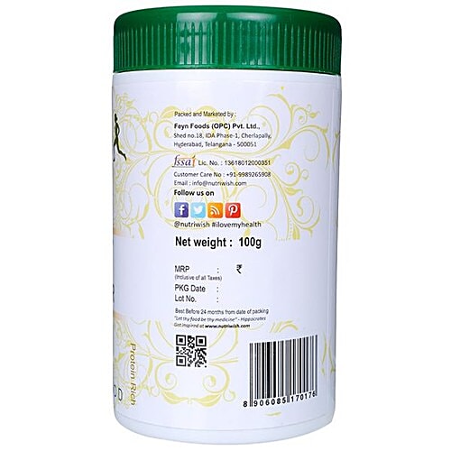 NUTRIWISH Wheat Grass - Powder, 100 g  