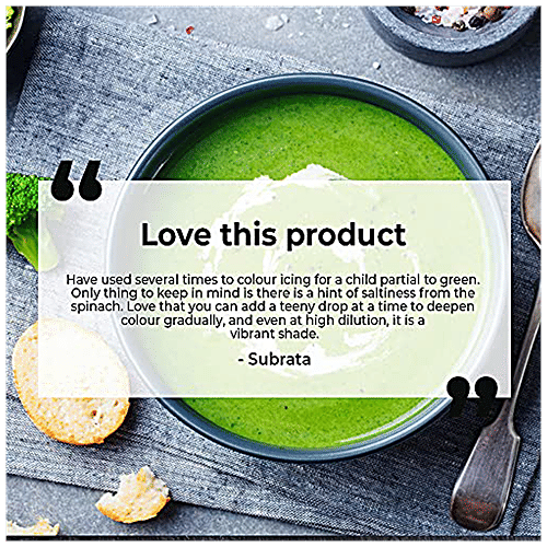 Sprig Plant-Based Food & Beverage Colouring - Natural, Spinach Green, For Baking Use, 15 ml  