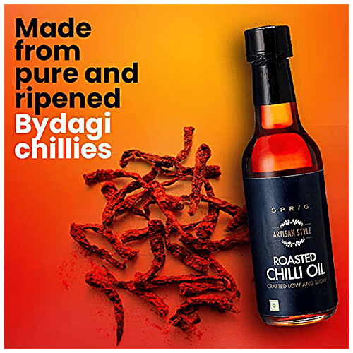 Sprig Roasted Chilli Oil, 125 g  