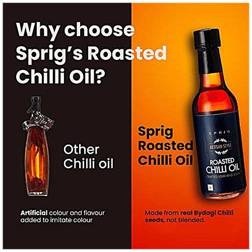 Sprig Roasted Chilli Oil, 125 g  