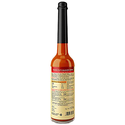 Sprig Passion Fruit & Malagueta Pepper Hot & Sweet Sauce -Condiment With Amazonian Flavors, 120 g