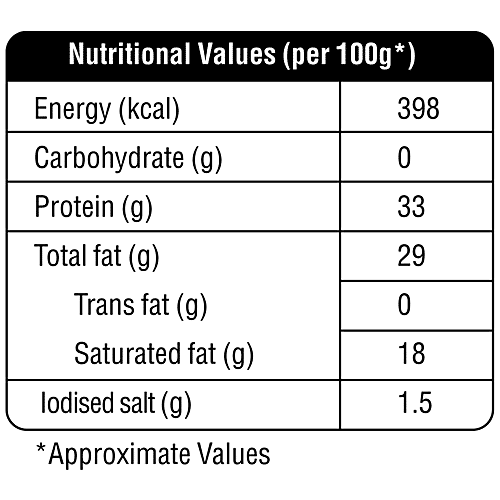 fresho! Signature Parmesan Pecorino Romano D.O.P Cheese - Grated, 100 g Zero Trans Fat