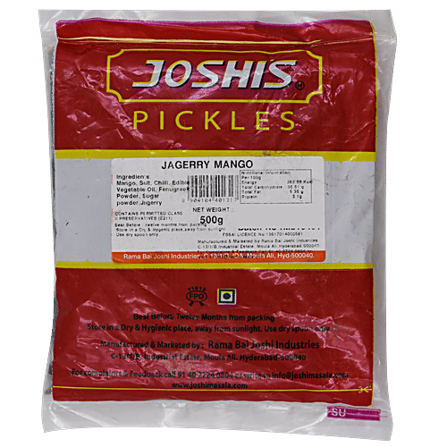 Buy Joshis Pickle Jaggerybellam Avakaya 500 Gm Online At Best Price of