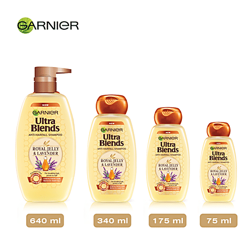 Buy Garnier Ultra Blends Royal Jelly Lavender Shampoo 75 Ml Online At