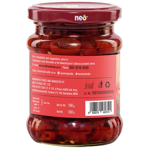 Neo Sliced Red Paprika, 180 g Bottle 