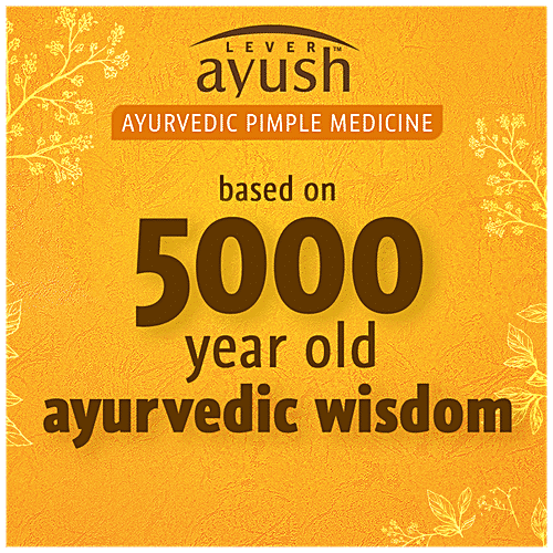 Lever Ayush Anti Pimple Natural Ayurvedic Turmeric Face Wash, 80 g  