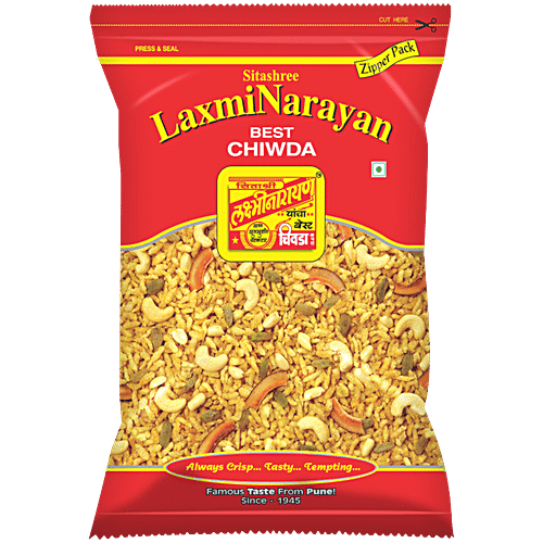 LAXMINARAYAN Best Chiwda, 400 g No Cholesterol