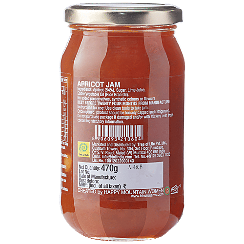 Bhuira Jam - Apricot, 470 g  