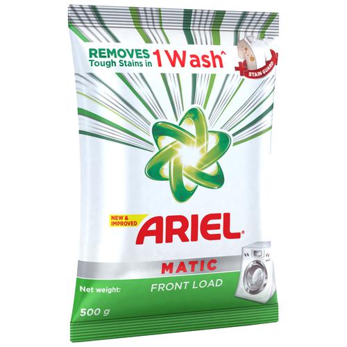 Ariel Washing Detergent Powder - Matic Front Load, 500 g  