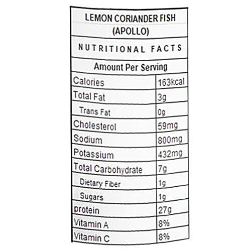 Buy Ezycook Lemon Coriander Fish Fry, Apollo Fish Ready To Cook Sea