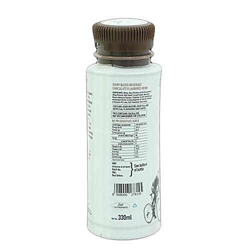 Zago Body Buddy Protein Shake - Chocolate Flavour, 330 ml  No Sugar Added, No Preservatives