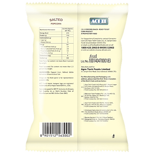 ACT II Instant Popcorn - Simply Salted, 50 g  