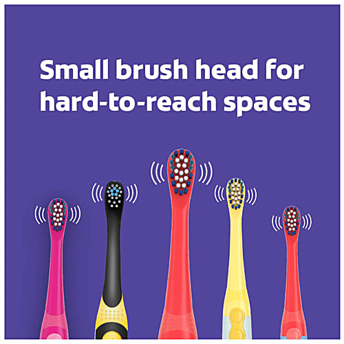 Colgate Kids Battery Powered Electric Toothbrush - Batman, Extra Soft Bristles, Age 3+, 1 pc  Lightweight