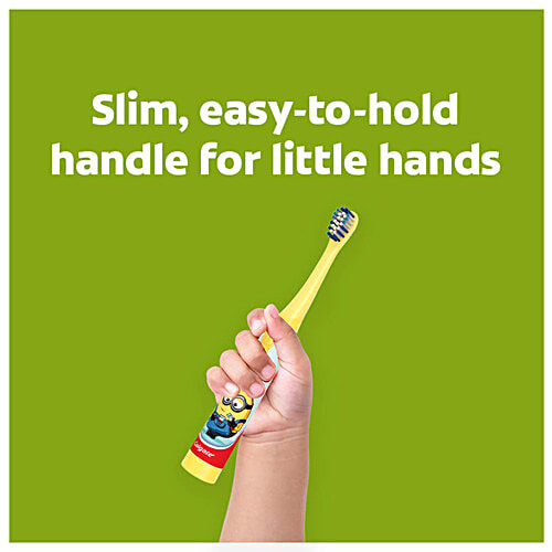 Colgate Kids Battery Powered Electric Toothbrush - Batman, Extra Soft Bristles, Age 3+, 1 pc  Lightweight