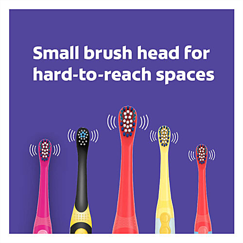 Colgate Kids Battery Powered Electric Toothbrush - Batman, Extra Soft Bristles, Age 3+, 1 pc  Lightweight