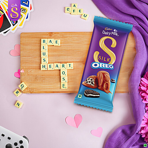 Cadbury Dairy Milk Silk Oreo Chocolate Bar, 58.5 g