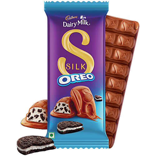Cadbury Dairy Milk Silk Oreo Chocolate Bar, 58.5 g