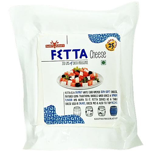Dairy Craft Fetta Cheese, 200 g  Zero Trans Fat