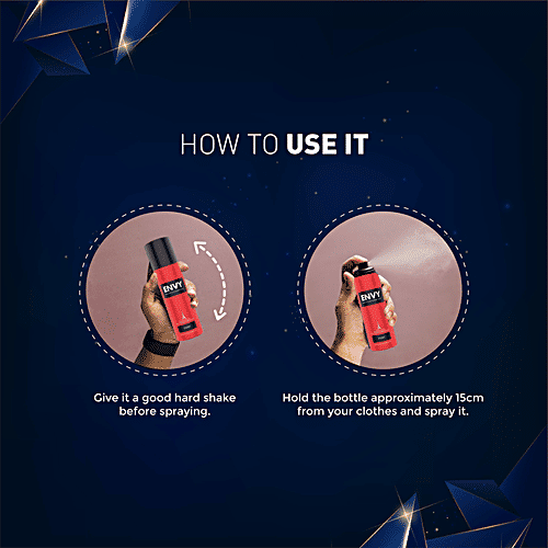 Envy Fiery Perfume Deodorant Spray - Long-Lasting, Unisex, 120 ml